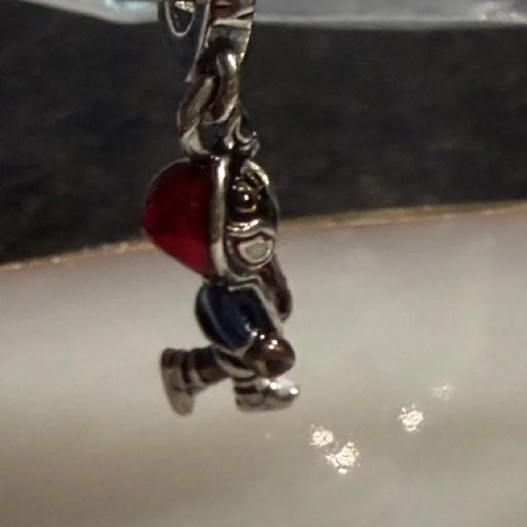 Marvel Superhero Charm Pendant - Blue and Red - Picture 3 of 4